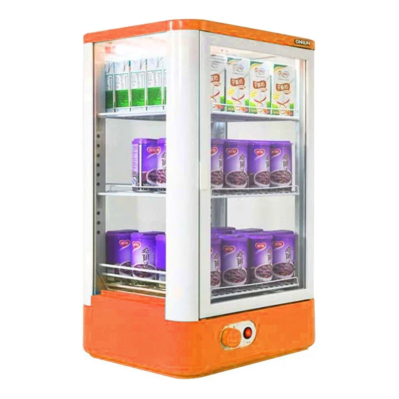 45L beverage heating cabinet double door hot drink display cabinet commercial student milk warming RS-45