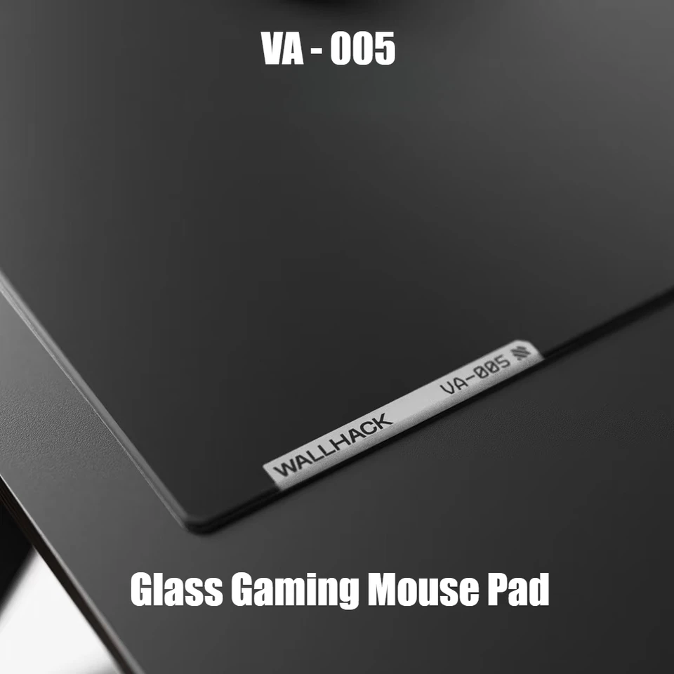 WALLHACK VA-005 Glass Gaming Mouse Pad 3mm 2.5D Copy Reproduced