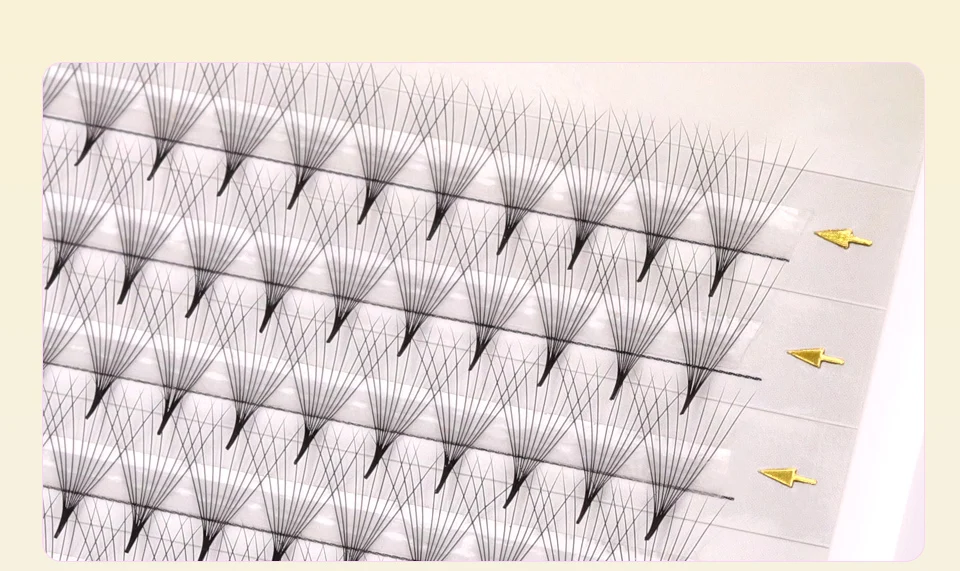 Lashprofessor 320/240/160 Lüfter C D 3D 4D 5D 6D 8D 10D 12D Individuelle Wimpernverlängerung Spitzer dünner Stiel Russische Promade-Volumenfächer – Detail 17