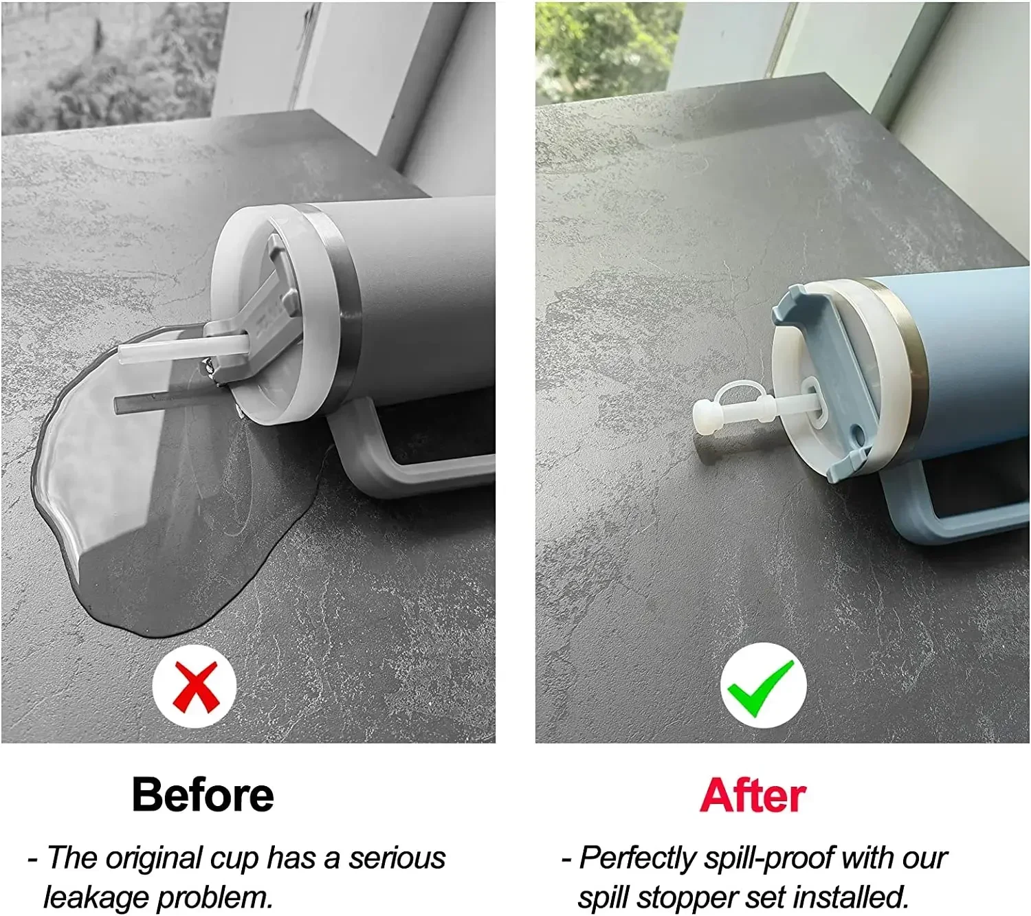 Bicchiere Con Cannuccia Girevole Stanley - Foto 10