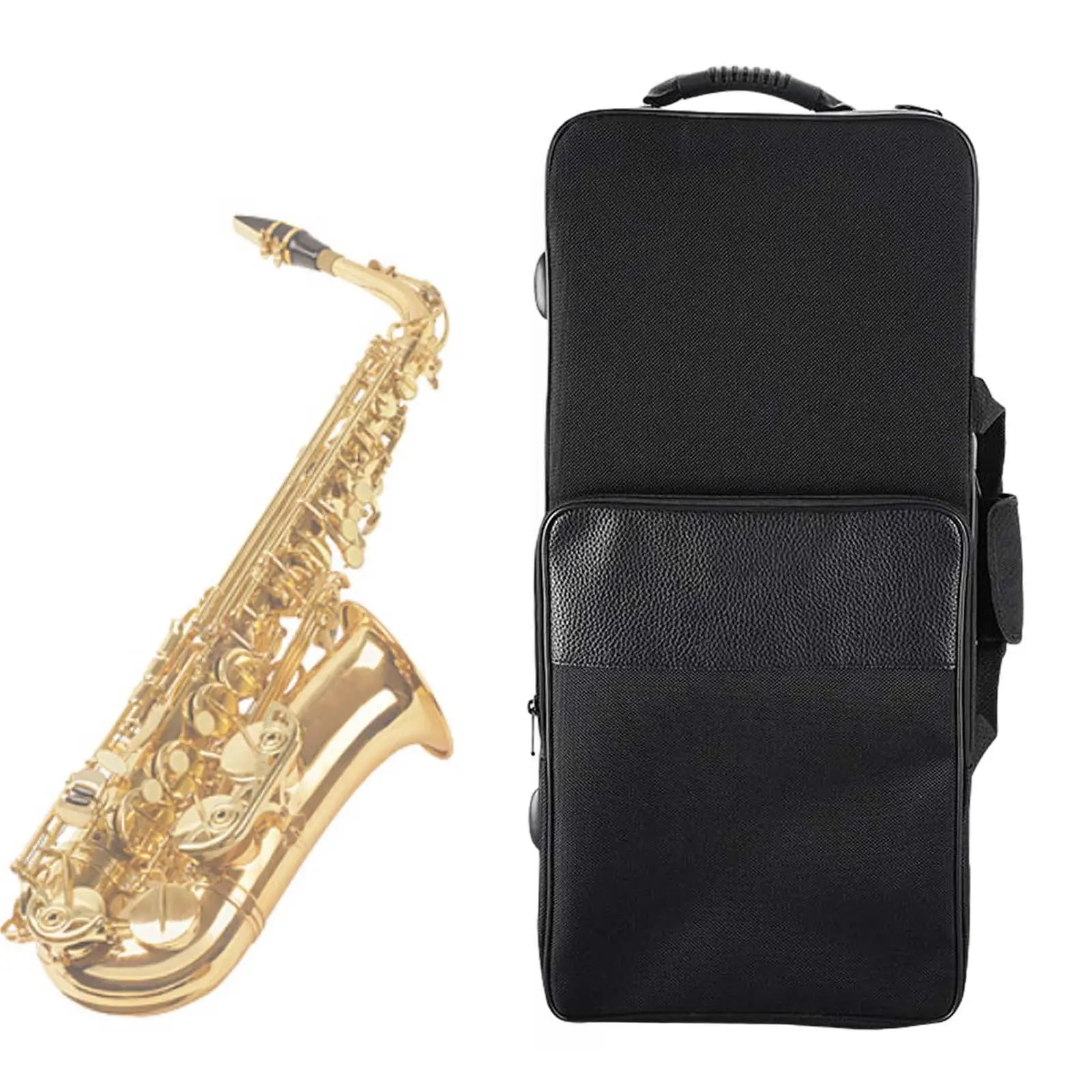 

Alto Sax Bag Sturdy Water Resistant Portable Large Capacity Saxophone Handbag Wind Instrument Travel Bag for Saxphone Supplies