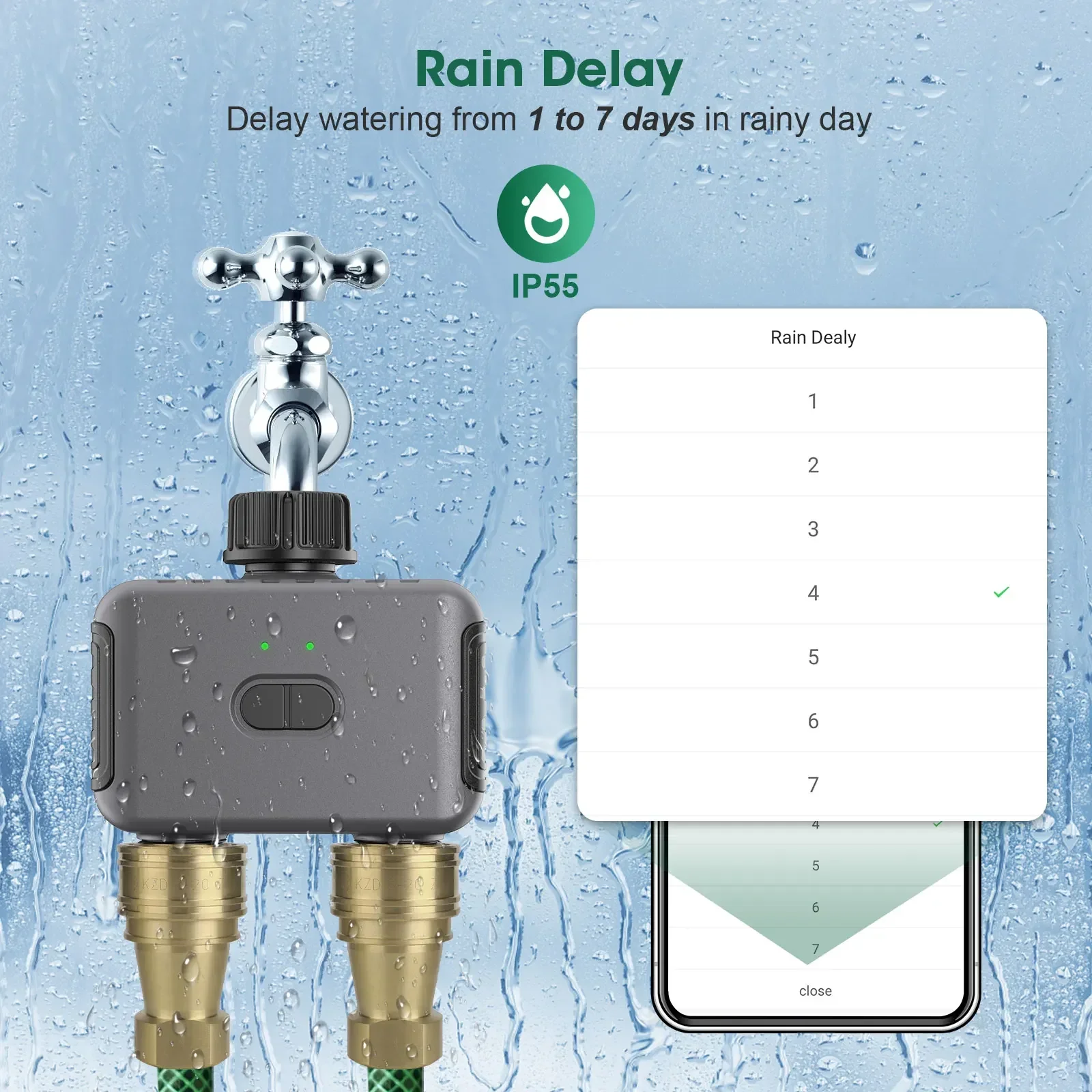 Tuya Smart Dual-Outlet Watering Timer 5
