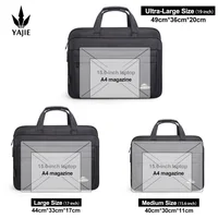 Large Capacity Briefcase Bag Men Business Bag 15.6 inch 17" 19" Laptop Bag Shoulder Bags Canvas Handbags Notebook Bag messenger 2