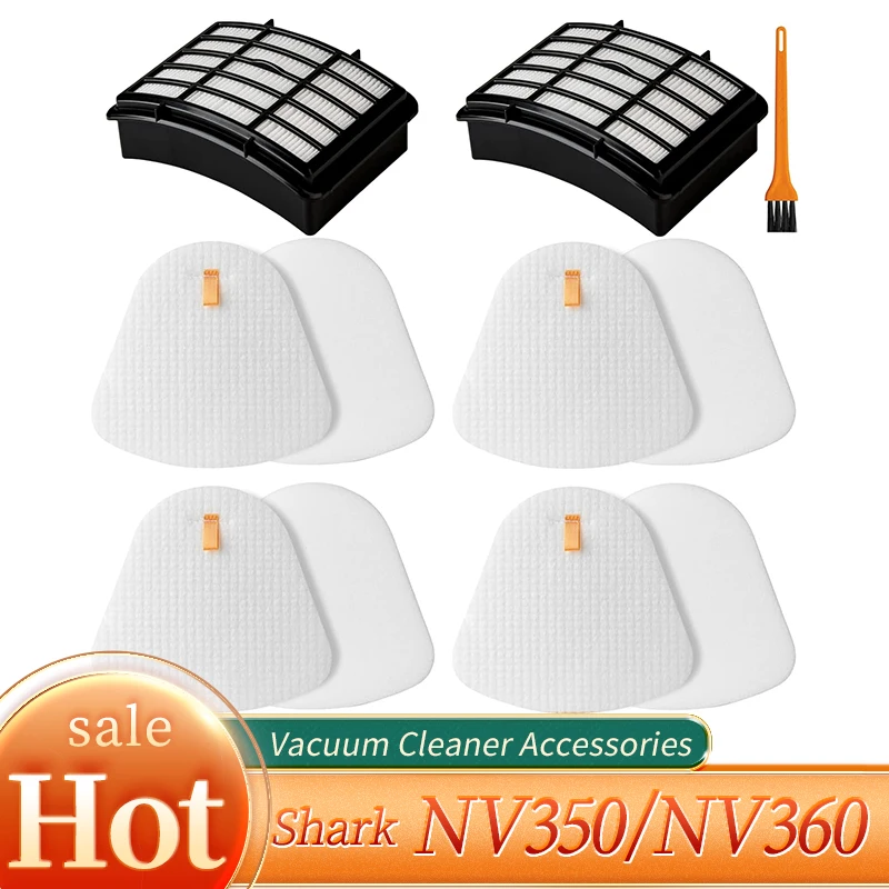 HEPA Filter Kit Replacement Kit Accessories Filters for Shark Navigator Lift Away NV350 NV360 NV351 NV352 NV355 NV356E NV357 NV370 NV391 Vacuum Cleaner Replace Parts