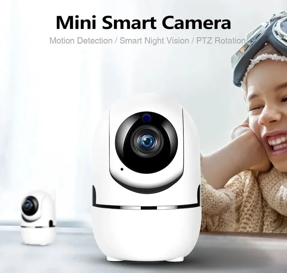 Ftycampro Plus WiFi IP Camera, Smart Home Auto Tracking 1080P, Full Night Vision, Wireless CCTV Baby Security Camera