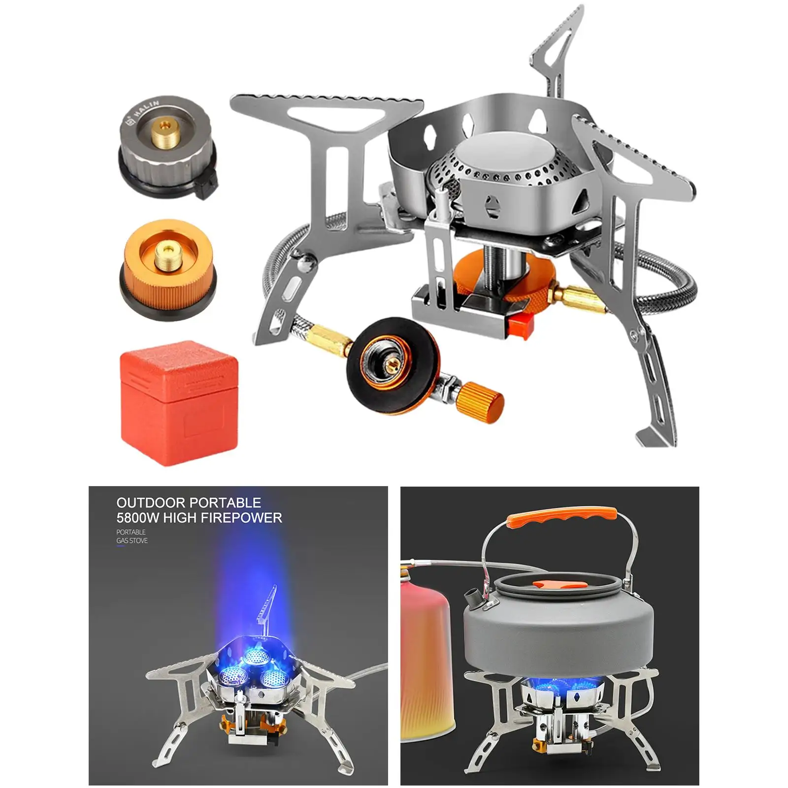 

Camping Gas Stove Durable Lightweight Cooking Burner for Outdoor Emergency Accessories