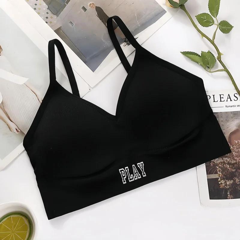 Women Crop Top Female Seamless Bra Tube Top Sexy Lingerie Push Up Underwear Fitness Streetwear Camis Sport Tee Tank Tops women lingerie bra women tube tops