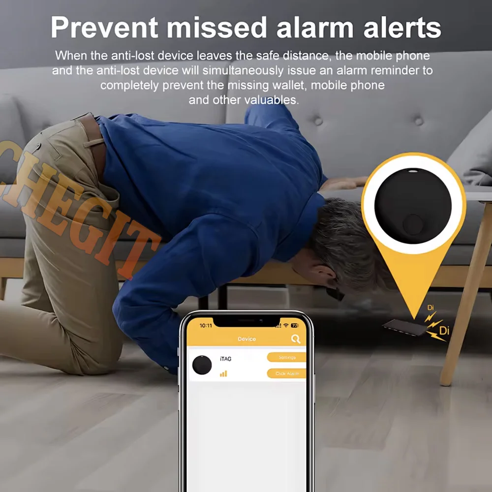 Mini GPS Tracking Device Tag Key Child Finder Bluetooth 5.2 Dog Pet Location Tracker Smart Tracker Vehicle Anti-lost Device