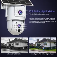 Caméra de surveillance WiFi JOOAN 4K 10MP, caméra CCTV solaire extérieure avec panneau solaire, double objectif, caméra IP PTZ, protection de sécurité 4
