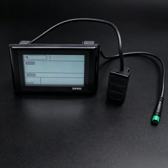Écran LCD pour vélo électrique SW900, 24V/36V/48V/60V, panneau d'affichage pour ordinateur de vélo électrique, accessoires pour vélo électrique 1