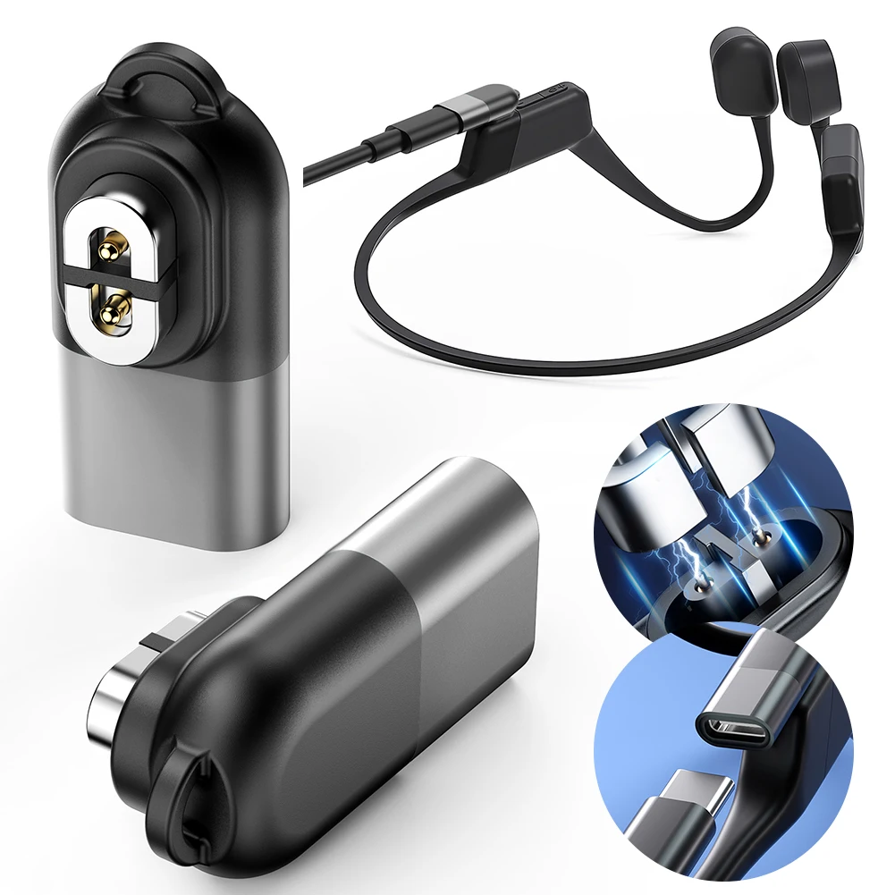 MohLythrix Caricabatterie USB per cavo di ricarica Shokz, cavo di