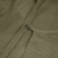 Vintage Women'S Dress 100% Cotton Crepe Gauze V-Neck Sleeveless Bandage Long Maxi Elegant Dresses For Women - Image 3