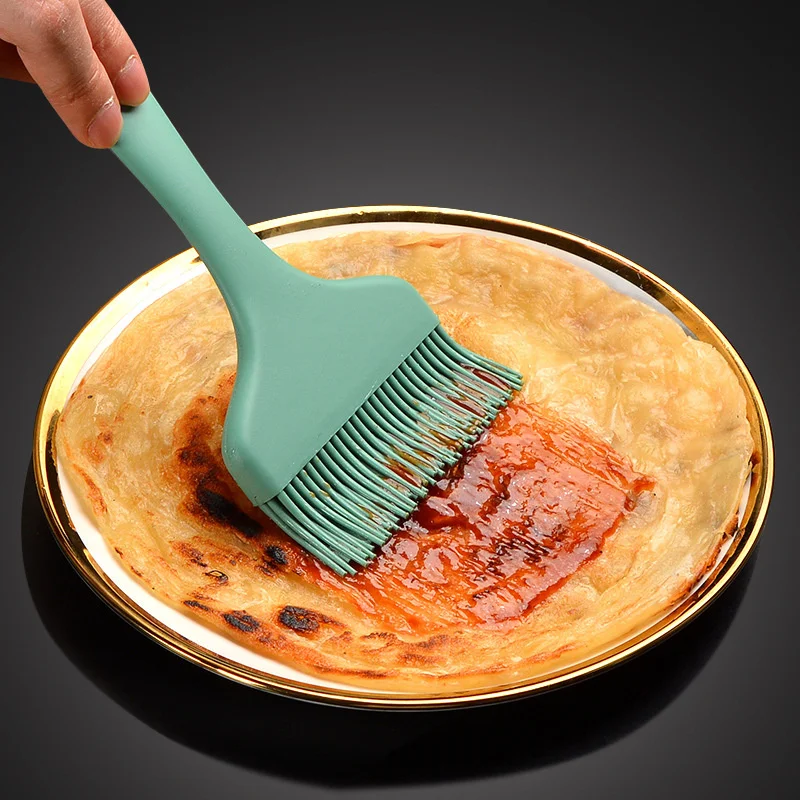 Extra Food Grade Silicone Oil Brush with Wide Mouth Egg Cake Bread Brushes Heat Resistant Kitchen Cooking Pastry Barbecue Tool