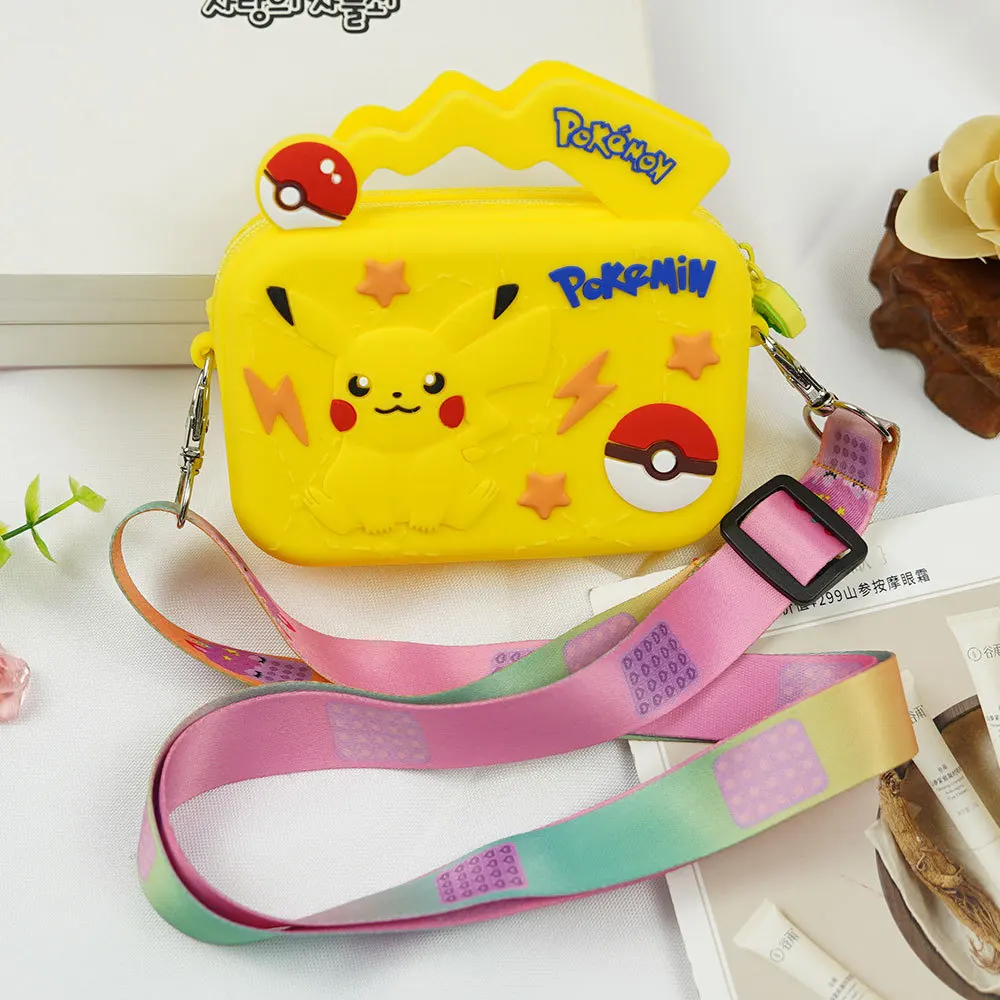 Pokemon Pikachu Coin Purse Children's Cartoon Pu Coin Purse Card Sleeve