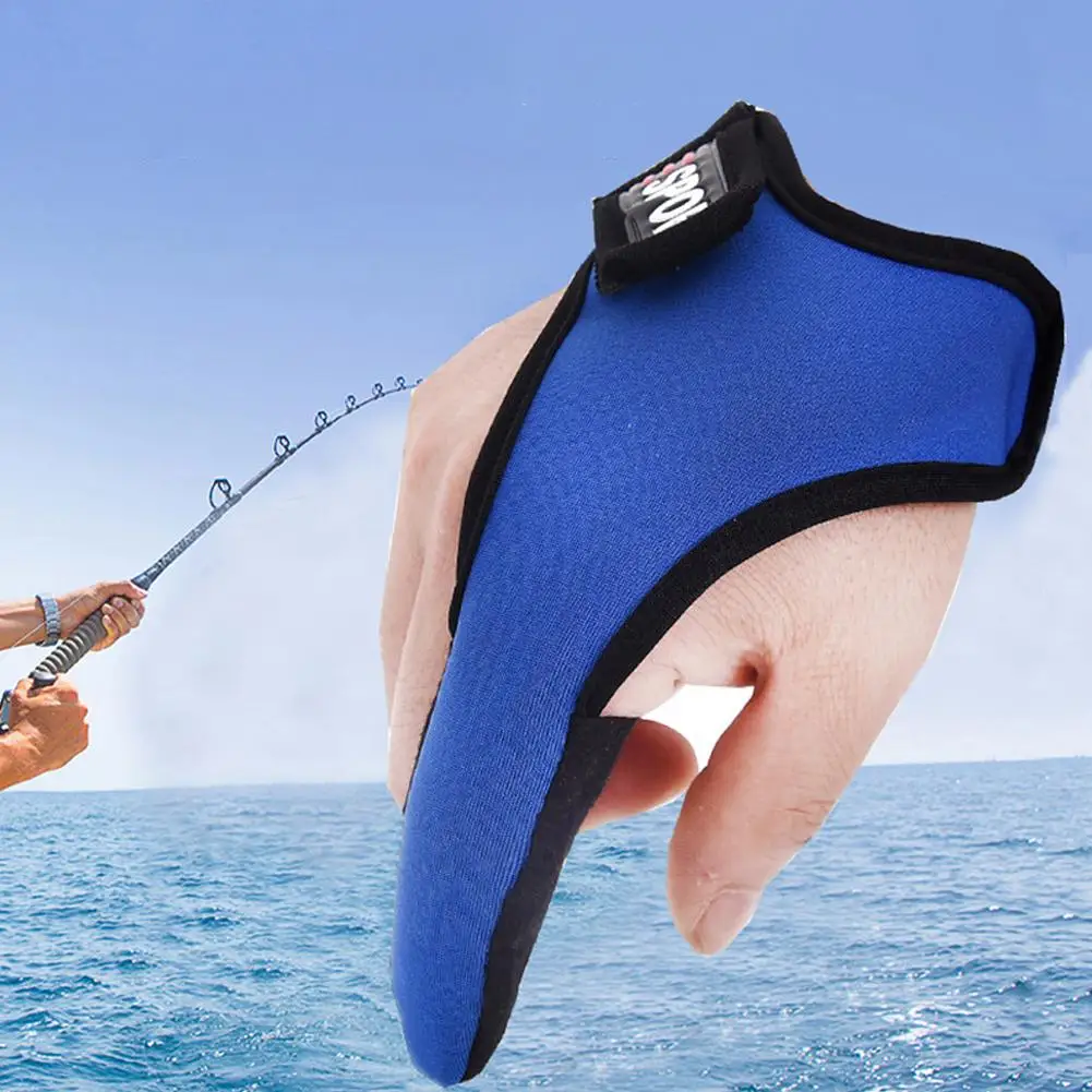 Fishing Finger Protector Guard Single Finger Gloves Professional Neoprene Anti-slip Carp Fishing Glove Elastic Band Glove