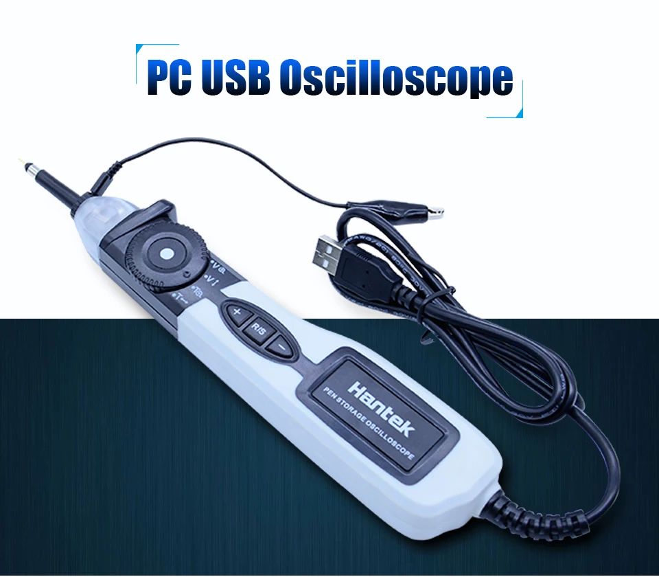 Hantek PSO2020 Portable Pen Storage USB Oscilloscope 20MHz Bandwidth 96MSa/s Dia