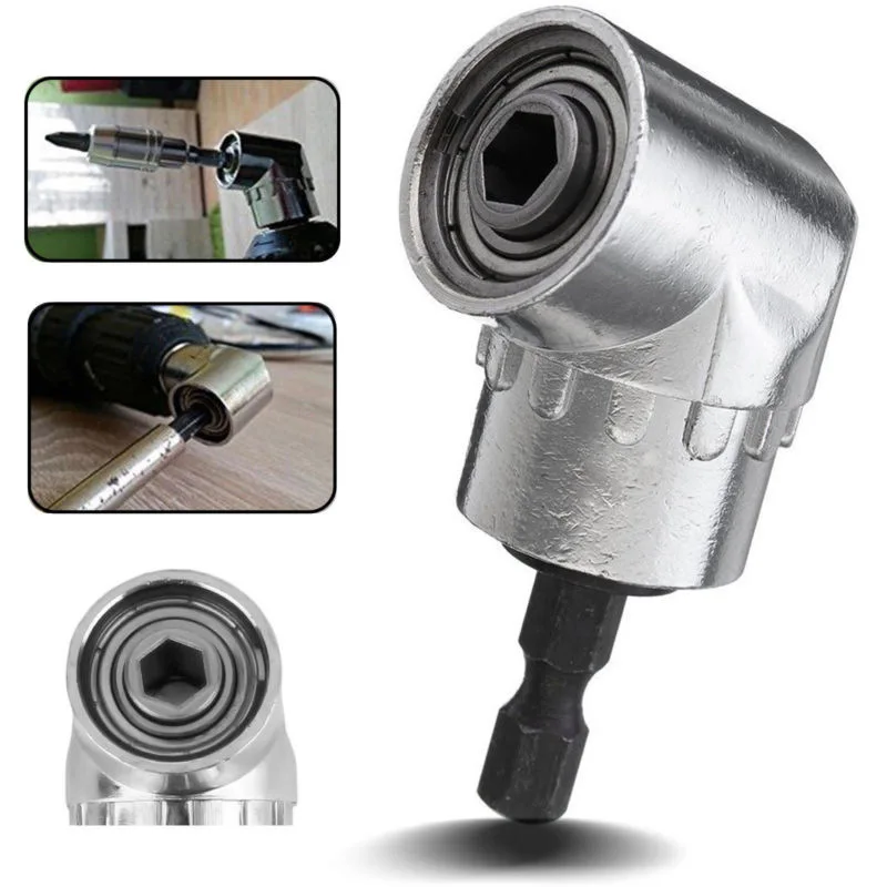 Steel Hex Bit 105 Degree Angle Screwdriver Socket Holder Adapter ...