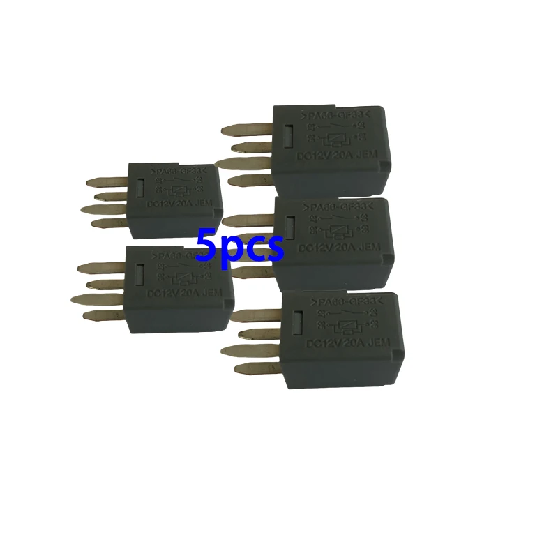 Relais Voiture 12V 20A - 1 Pièce PA66-GF33 - Pour Clignotants, Contrôle électrique, Domotique - 8