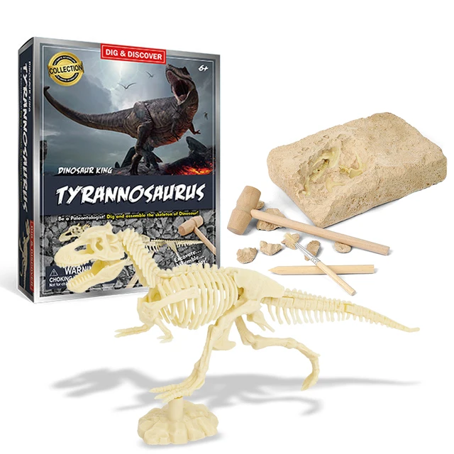Dinosaur Fossil Excavation Kits Education Archeology Exquisite Jurassic Toy Set Game Action Children Figure Skeleton Model Gift 1