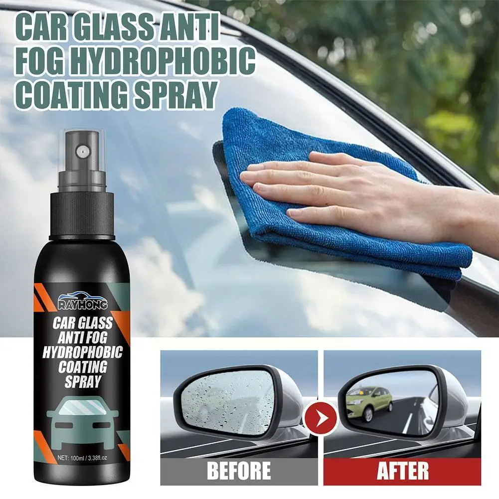

100ml Water Repellent Spray Anti Rain Coating For Car Glass Hydrophobic Anti-rain Car Liquid Windshield Mirror Mask X1X5