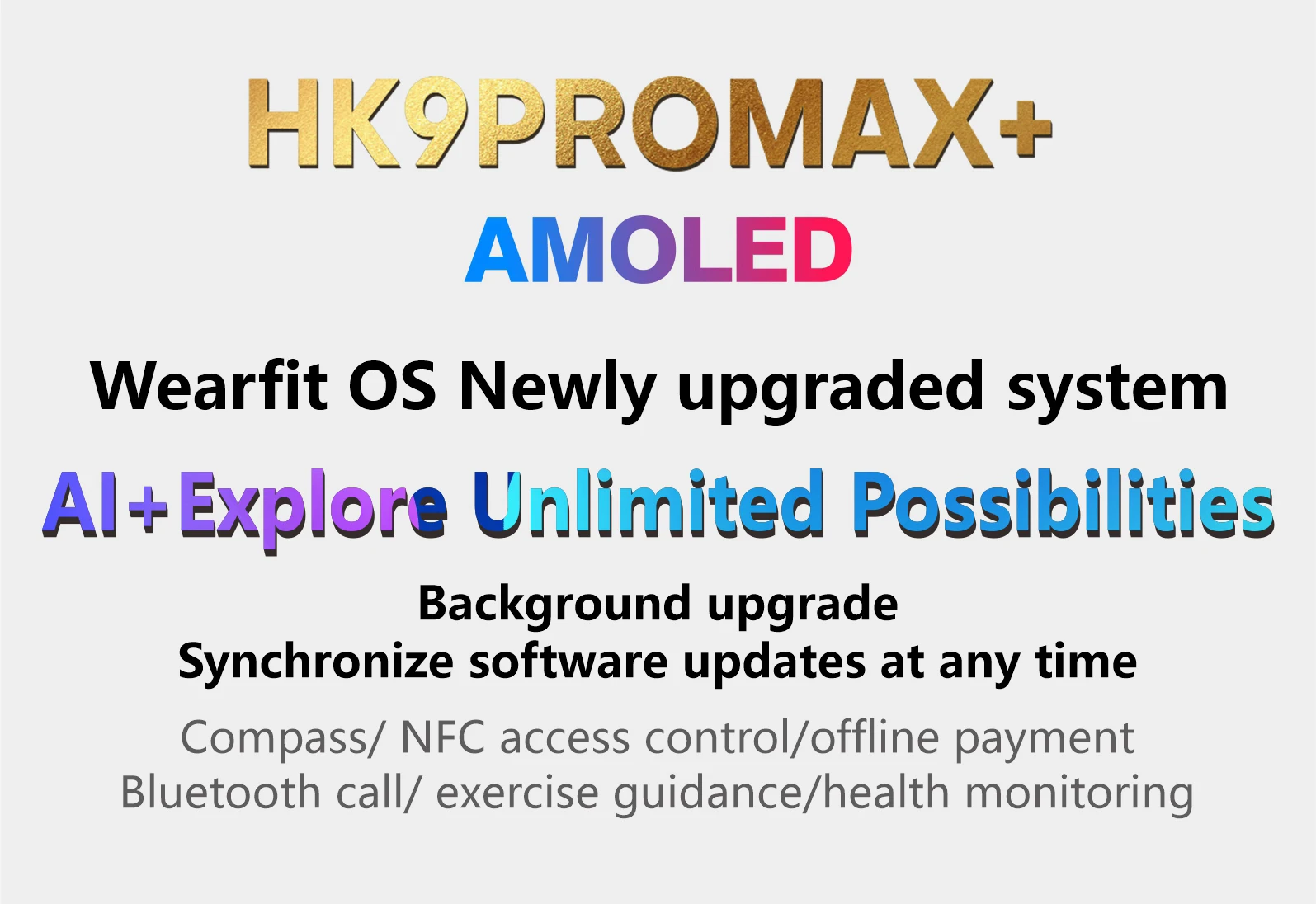  HK9  ƽ ÷ Gen4 Ʈġ, AMOLED ChatGPT NFC  ٹ, ħ ɹڼ,  ,   2024, ǰ