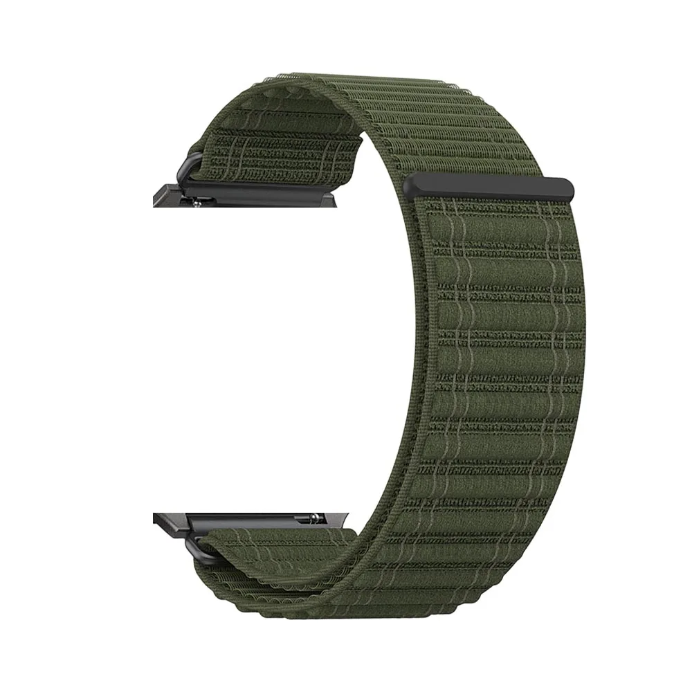 Breathable Soft Nylon Wristband with Metal Connector - Adjustable Sport Strap
