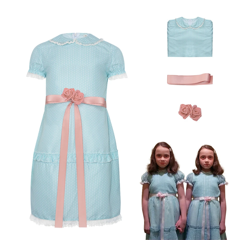 The Shining Grady Twins Dress Halloween Cosplay Costume For Woman