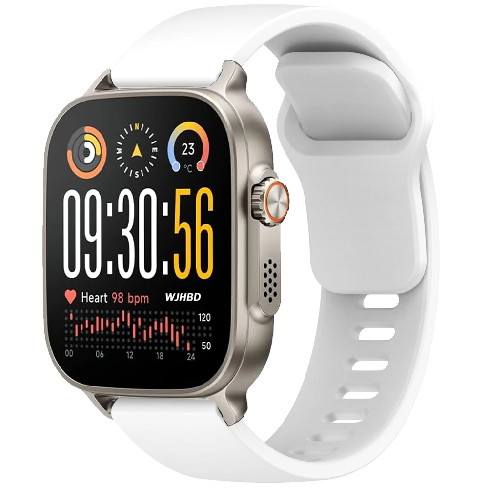 Premium Silicone Sports Bracelet - 22mm Universal Watch Band