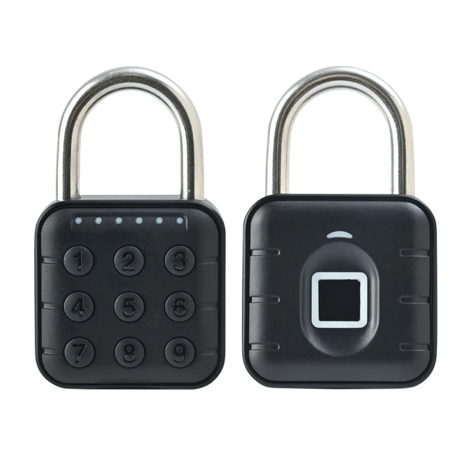 Anti Theft Padlock Keyless with Tuya APP Drawer Safety Lock Waterproof Battery-powered for Cabinet Backpack Offices Bicycles 2