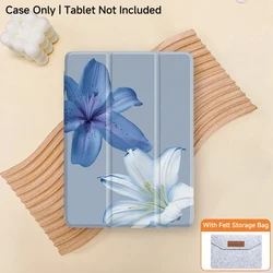 Premium Tri - Fold Bracket Protective Case with Storage Felt Bag - iPad Air 13 2024 M2 (MULTI)