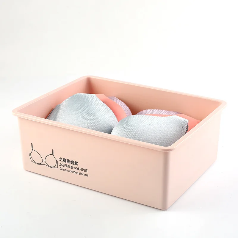 Plastic Underwear Storage Box Wardrobe Socks And Bra Organizer Cabinet - Compact Home Closet Solution for Undergarments