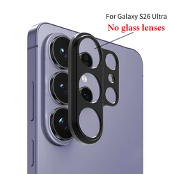 Premium Camera Lens Protector and Fashionable Phone Case Cover for Samsung Galaxy S26 Ultra (Black for S26 Ultra)