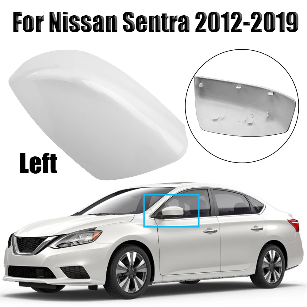 

For Nissan Sentra Mirror Cover Cap Rear Mirror Cover Garden Indoor Accessories Left Side No Signal Primer Paintable