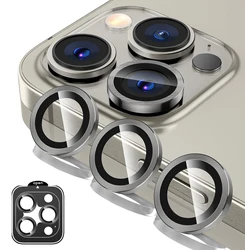 Titanium Tempered Glass Camera Lens Protector Cover - Premium Phone Accessory for 11 Pro and 11pro max (GRAY)