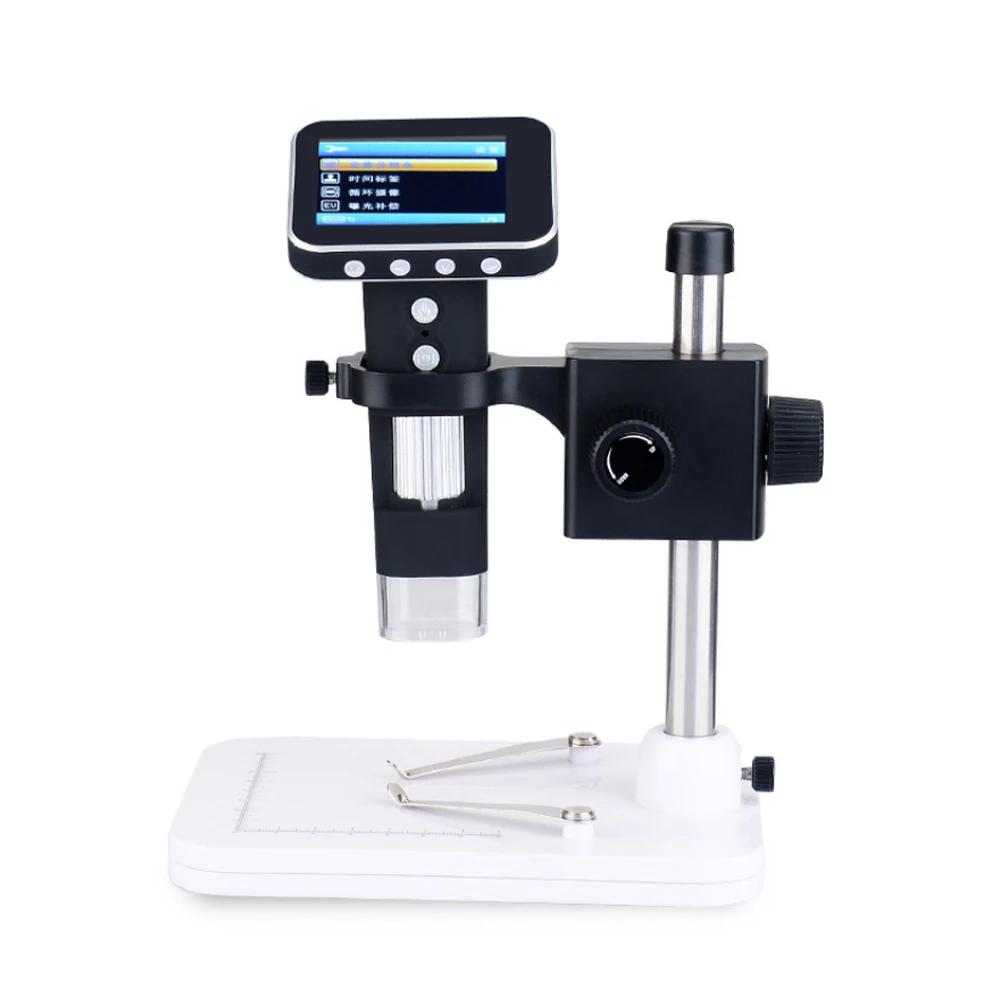 

500X 720P USB Digital Electronic Microscope Portable Microscope With 3.5" HD Screen 8 LED For Soldering Cell Phone Repair Tools