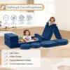 Modular Kids Sensory 12pc Certified Convertible Sectional Sofa