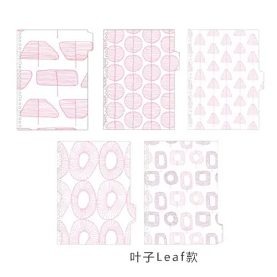 로즈 골드 카와이 나선형 노트북 인덱스 디바이더 A5A6 플래너 투명 PP 인덱스 페이지 Filofax Notebook School Stationery