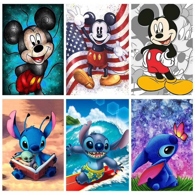 5D Diamond Painting Stitch Disney Diamond Art Full Drill Cross Stitch Kits  Mosaic Picture Kids Room Wall Decor DIY Gift - AliExpress