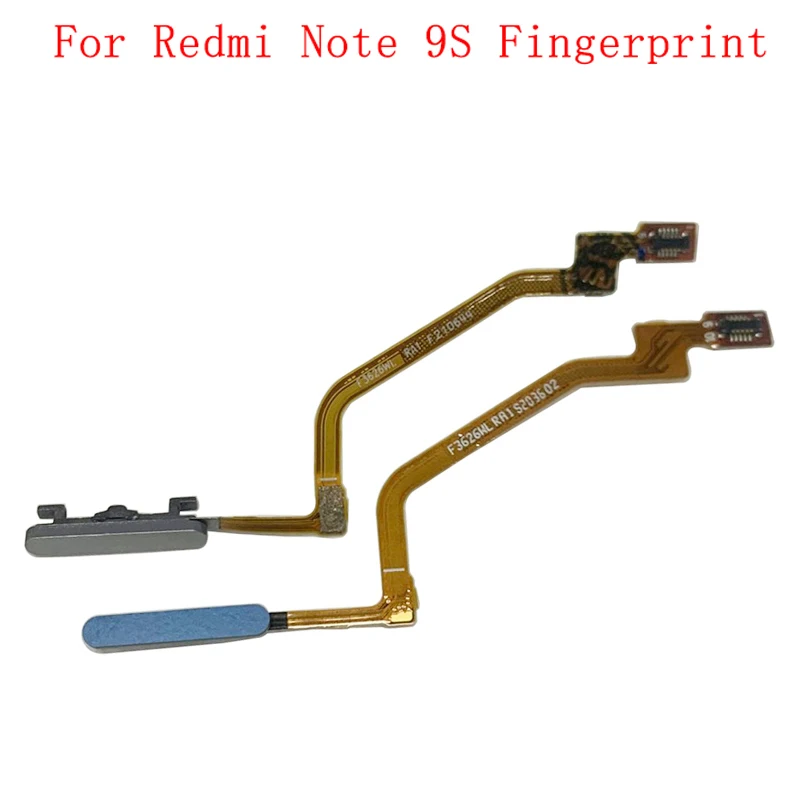 

Original Fingerprint Sensor Home Button Flex Cable For Xiaomi Poco M2 Pro Redmi Note 9S 9 Pro Touch Sensor Scanner Repair Parts