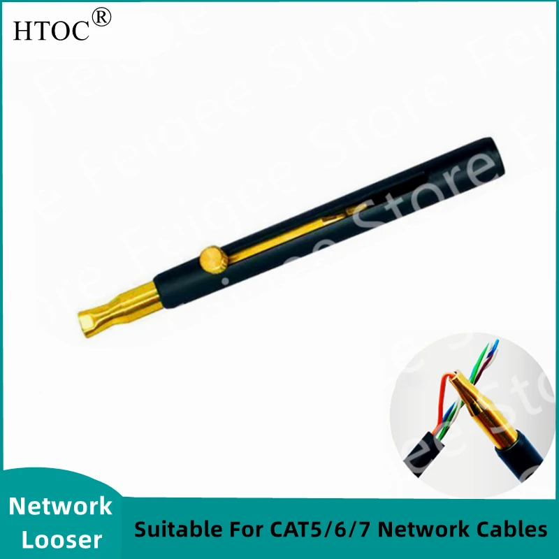 Ferramentas de Rede para Networking Wire Looser Cabo Ethernet Fio Torcido Separador de Núcleo Lan Htoc Cat5 Cat6 Cat7