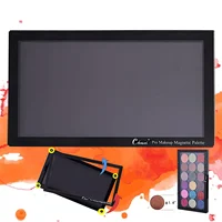Coosei New Acrylic EMPTY Magnetic Eyeshadow Palette Waterproof High-Gloss Eye Shadow Makeup Pallet 9.36*5.5' 1
