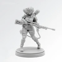 model kit resin kit   KINGDOM DEATH KD Beauty Soldier Goddess Collection 409 1