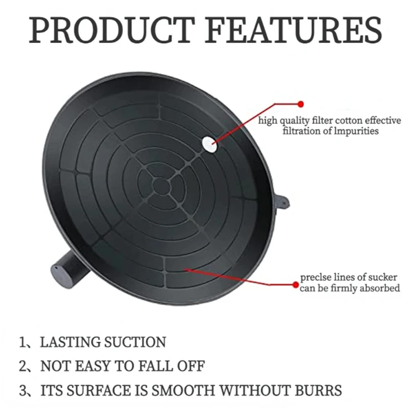 Vacuum Suction Cup 8 Inch 220Kg Carrying Capacity Heavy Duty Glass Suction Cup Lifter for Granite Tile Glass Manual Lifting
