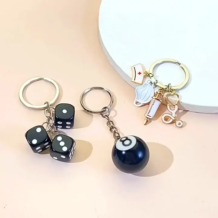 Брелок бильярдный Lucky Black Snooker No.8