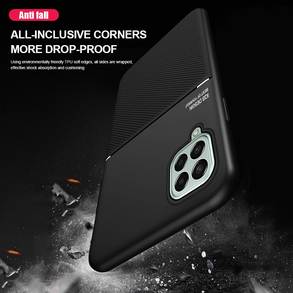 Frikcijska kožna mat maska za Samsung M33 mekana silikonska stražnja maska za Galaxy M13 M23 M33 M53 M 13 23 33 53 torbica za telefon_voghion.com