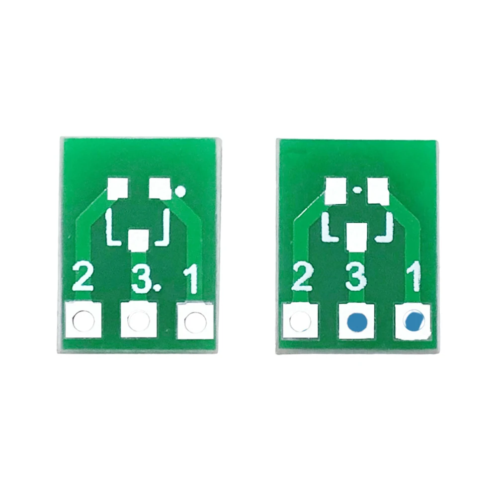 10PCS/20/50PCS SOT23 SOT23-3 Turn SIP3 Double-Side SMD Turn To DIP Adapter Converter Plate SOT SIP IC Socket PCB Board Diy kit