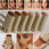 6Color Tinted Foundation Cream Stick Waterproof Lasting Oil-control Cover Acne Makeup Smooth Moisturize Concealer Serum Balm 1