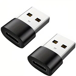 Versatile USB - C to USB Adapter - Male to Female Converter for Mobile Phones and Laptops (2pcs)