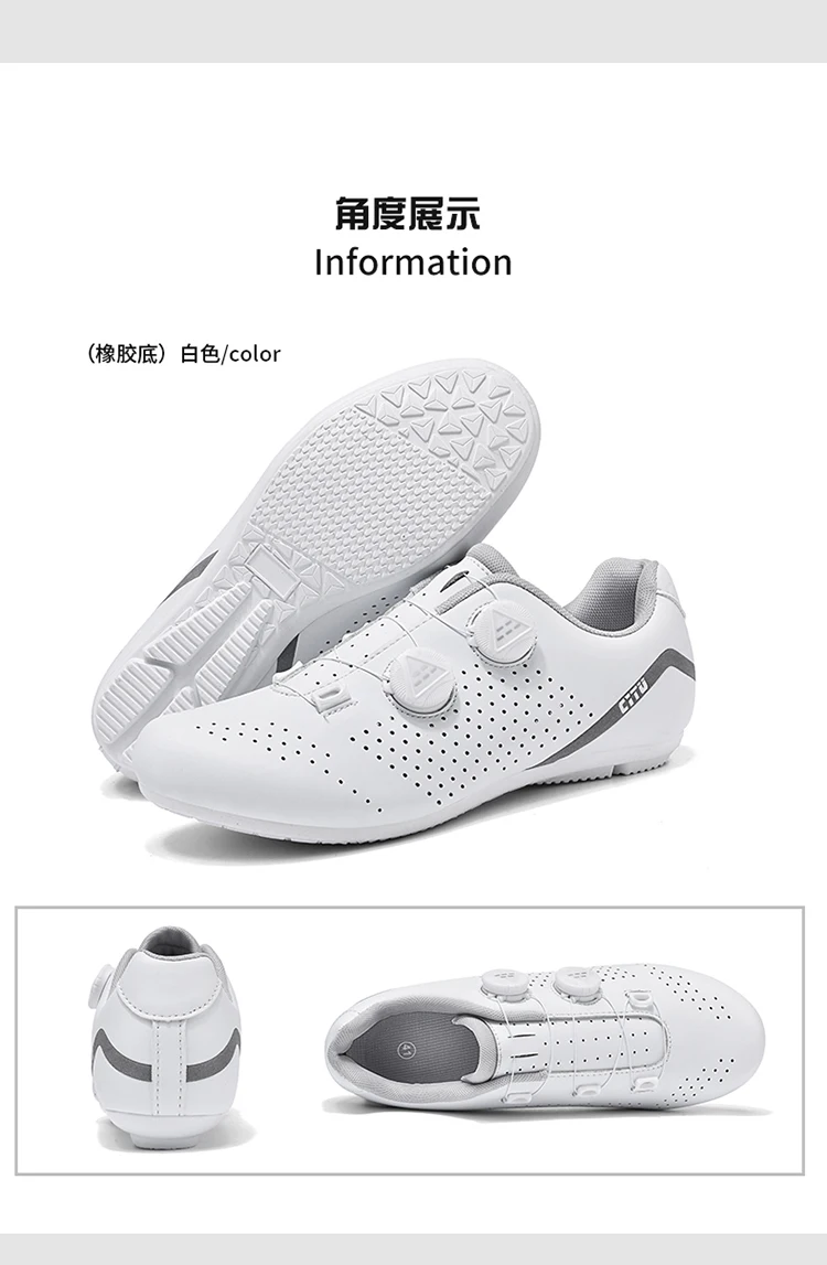 Fahrradschuhe für Herren, professionelle SPD-Rennradschuhe für die Straße, MTB-Mountainbike-Schuhe, lockfreie Fahrradschuhe für Damen – Detail 4