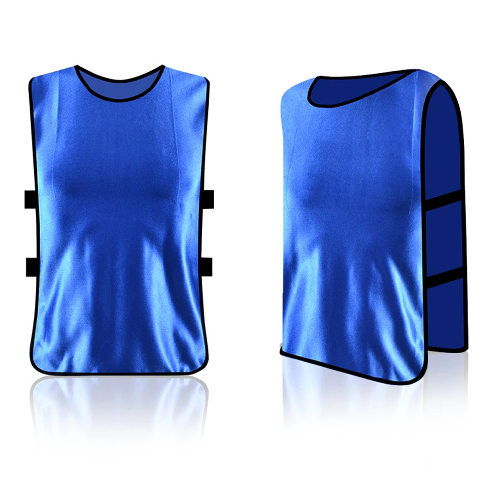 Description Picture 6 of item1pc Kid Sports Vests Training Numbered Bibs Practice Quick-Dry Basketball Football Rugby Team Jersey Polyeste